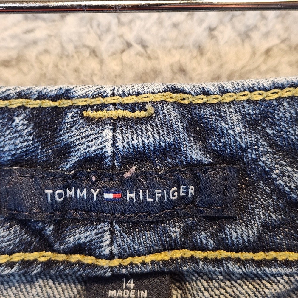 Tommy Hilfiger Blue Denim Jean Shorts - Picture 11 of 13